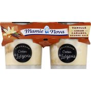 Coeur de Liégeois vanille coeur caramel beurre salé