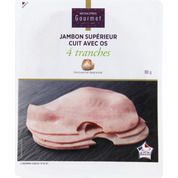 Jambon supérieur cuit avec os