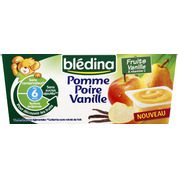 Coupelle fruit bledina Pomme Poire Vanille – des 6 mois