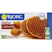 Gaufre au caramel bio