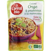Orge & pruneaux à la marocaine