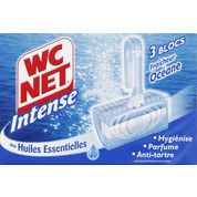 wc net intense 3 effets (hygiène, parfum, efficacite) 3X34G