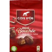 Mini bouchée au chocolat au lait