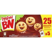 Mini biscuit fourrés goût chocolat