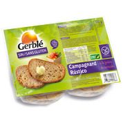 Pain campagnard sans gluten prêt à consommer riche en fibres
