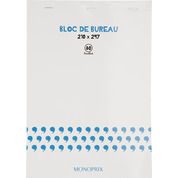 Bloc notes, petits carreaux, format A4, 80 pages, 80gr/m²
