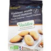 Madeleines amande sans gluten