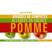 Compotes pomme & pomme-poire allégées en sucres bio