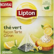 Thé vert façon tarte citron