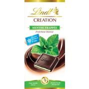 Chocolat noir, extra fin traditionnel, fourré, intérieur ganache à l’huile essentielle de menthe