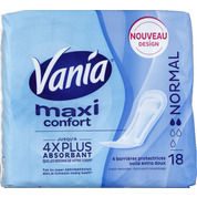 Serviettes hygiéniques Maxi Confort normal