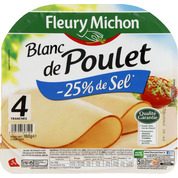 Blanc de poulet réduit en sel