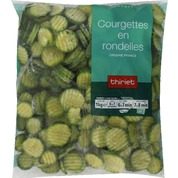 Courgettes en rondelles