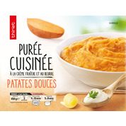 Purée de patate douce cuisinée