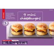 Mini cheeseburgers