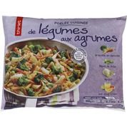 Poêlée cuisinée de légumes aux agrumes