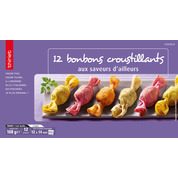 Bonbons croustillants aux saveurs d’ailleurs