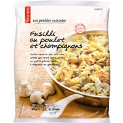 Fusilli au poulet et champignons