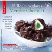 Rochers glacés menthe chocolat