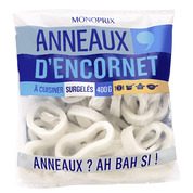 Anneaux d’encornet à cuisiner, surgelés