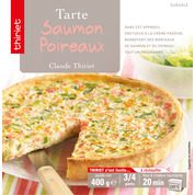 Tarte saumon poireaux