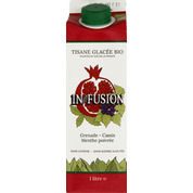 Tisane glacée grenade cassis menthe