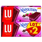 Napolitain 2x174g framboise lot