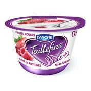 Yaourt Taillefine Plus 0% saveur fruits rouges
