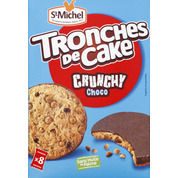 Cookies tronches de cake, céréales souflées nappés choco