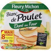 Fines blanc de poulet doré au four
