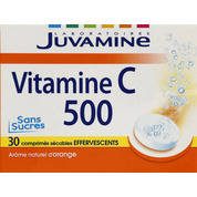 Comprimés effervescents Vitamine C 500 sans sucres