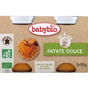 Purée de carottes et potimarron, dès 4 mois, certifié AB
