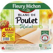 Tranches fines blanc de poulet – halal