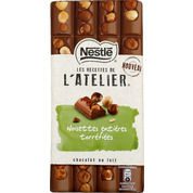 Chocolat au lait noisettes entières torréfiées