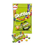 Skittles crazy sours, goûts fruits acidulés, 8 mini-sachets