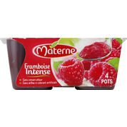 Compote framboise intense