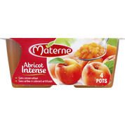 Compotes pomme abricot intense