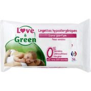 Lingettes hypoallergéniques, peaux sensibles sans parfum