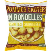 Pommes sautées en rondelles