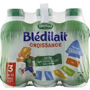 Lait de suite liquide 3, de 10 mois à 3 ans
