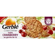 Sable cranberry au germe de riz