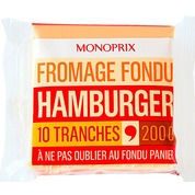 Fromage fondu hamburger