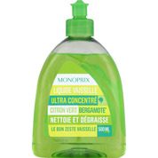 Liquide vaisselle ultra concentré citron vert bergamote