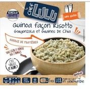 Quinoa façon risotto, gorgonzola et graines de chia, surgelés