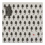 20 serviettes, motif chats, 33x33cm