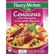 Couscous à la marocaine et ses petits légumes