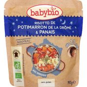 Risotto de potimarron de la Drôme & panais, dès 12 mois