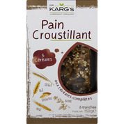 Pain croustillant aux 5 céréales complètes