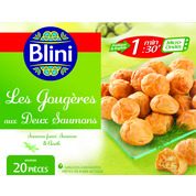 Les Gougères aux deux saumons