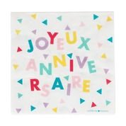 Serviettes en papier “Joyeux anniversaire”